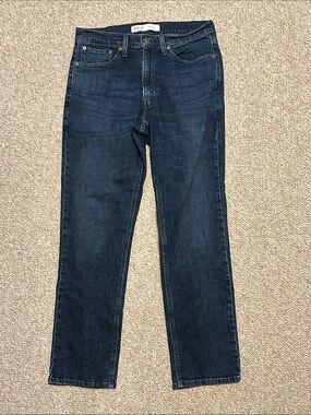 Signature by Levi Strauss Men's Dark Wash Straight Jeans